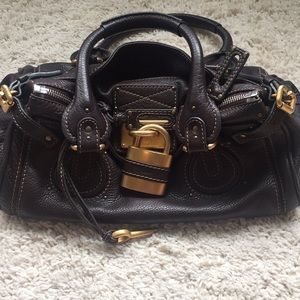 Authentic Chloe bag with lock and key